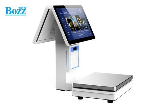 15.6“+15.6“AIO dual-screen touch weighing cash register