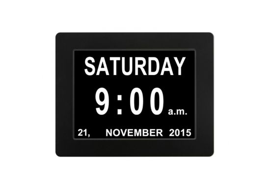 7 inch digital calendar day clock for dementia or alzheimer_DC7002