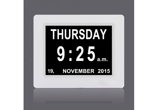 7 Inch LED dementia digital calendar day clock_DC700B
