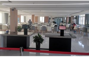 博时特RFID餐盘识别结算落地案例现场：某企业员工食堂