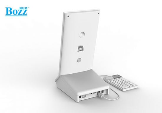 桌面迷你型刷脸机 带数字键盘扫码支付机