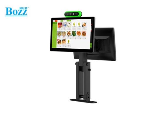 智慧食堂双屏刷脸支付团餐收银设备