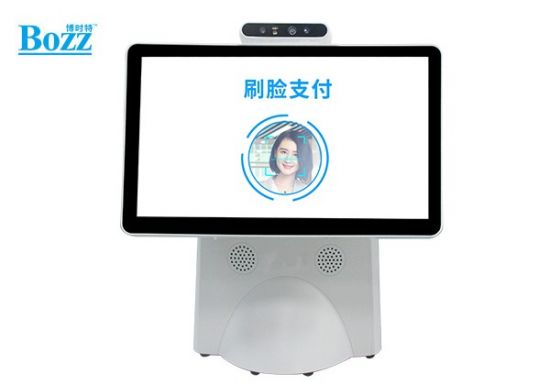 安卓双屏刷脸收银机票据打印一体收款机