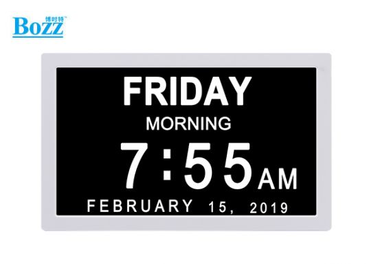 电子日历时钟机 多国语言智能显示台钟_DC1002